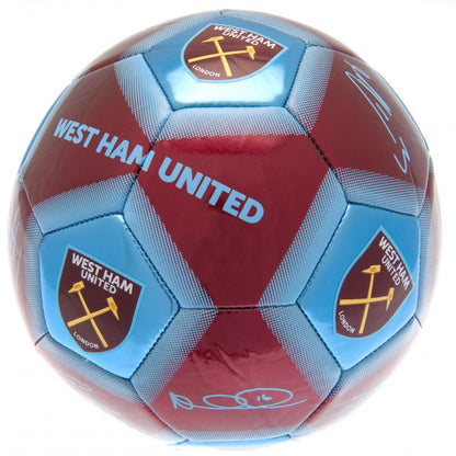 West Ham United FC Football Signature