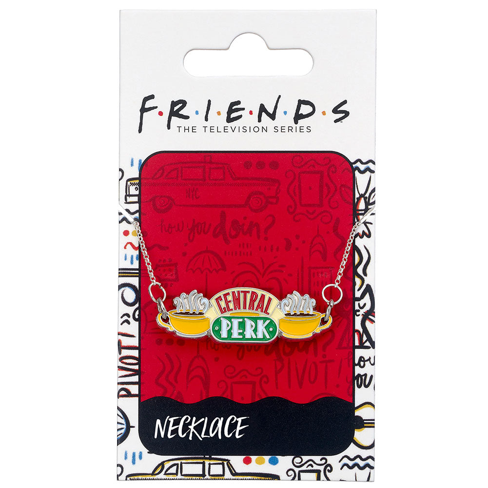 Friends Silver Plated Necklace Central Perk