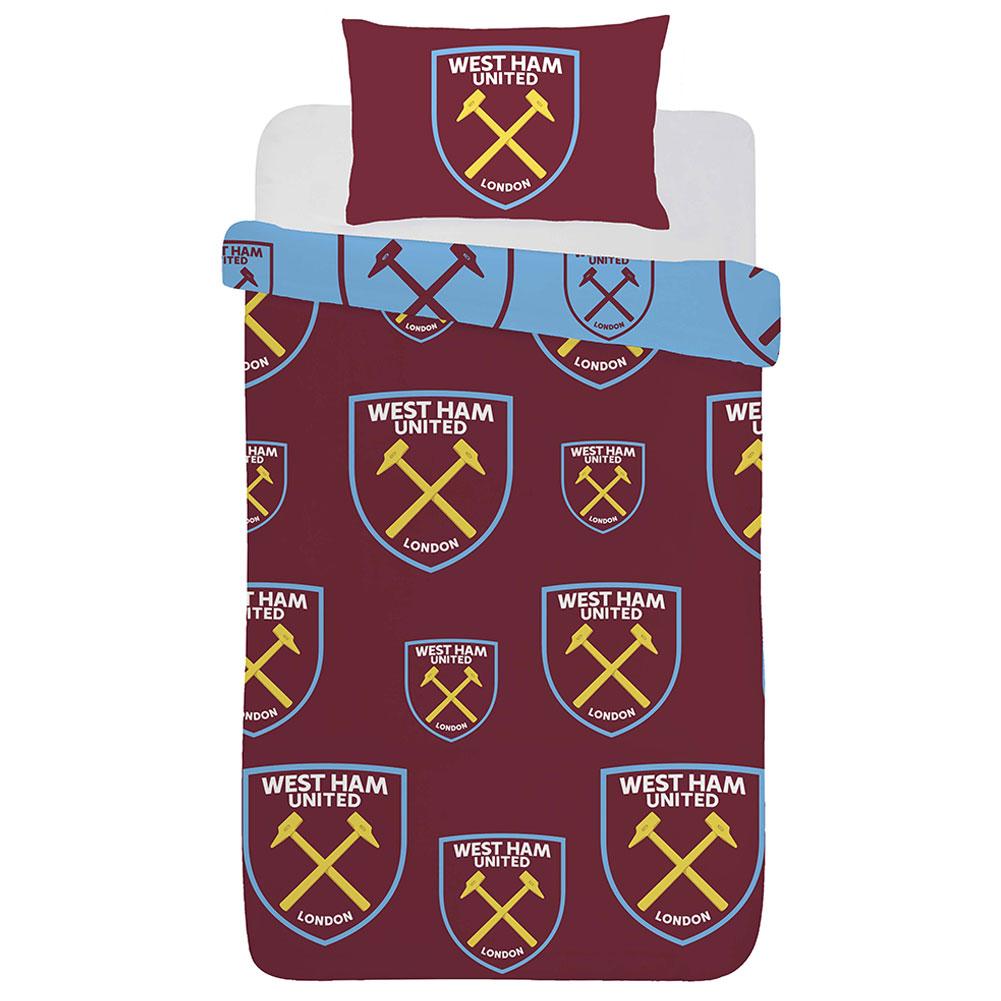 West Ham United FC Single Duvet Set