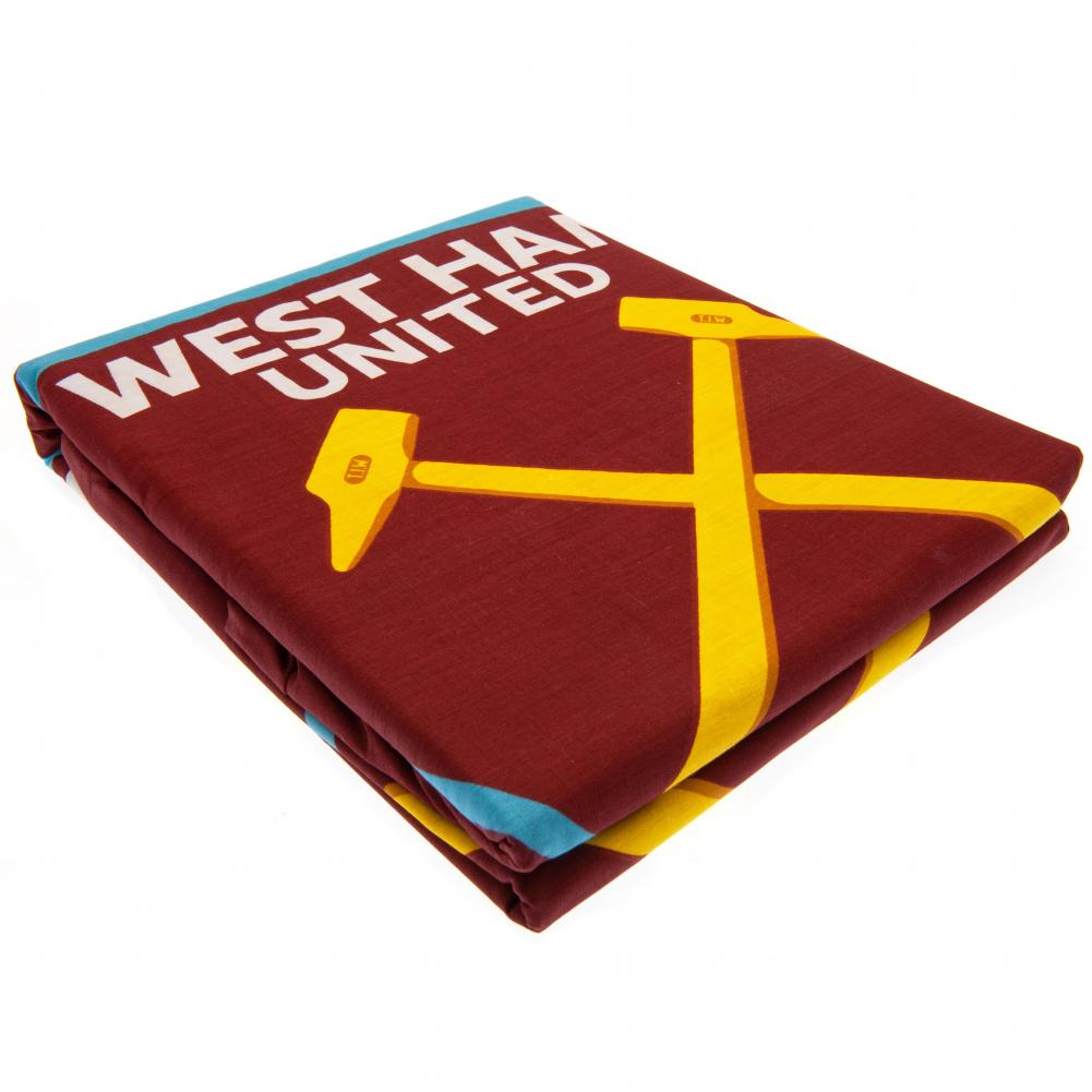 West Ham United FC Single Duvet Set