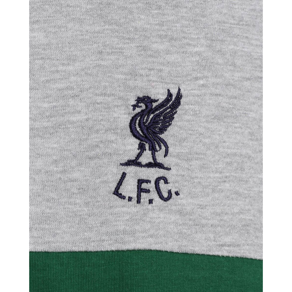 Liverpool FC Retro Panel T Shirt Mens Navy Small