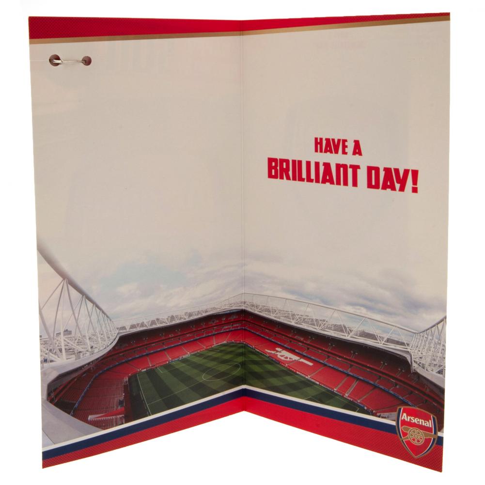 Arsenal FC Birthday Card Son