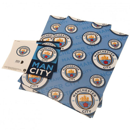 Manchester City FC Gift Wrap