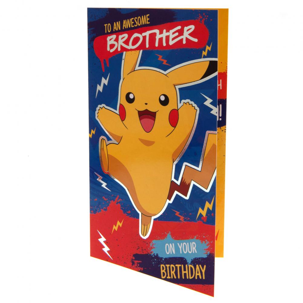 Pokemon Birthday Card Brother