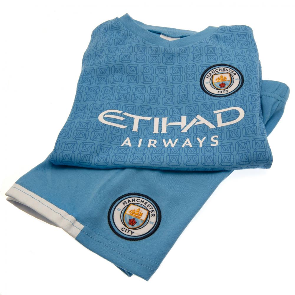 Manchester City FC Shirt & Short Set 9-12 Mths SQ