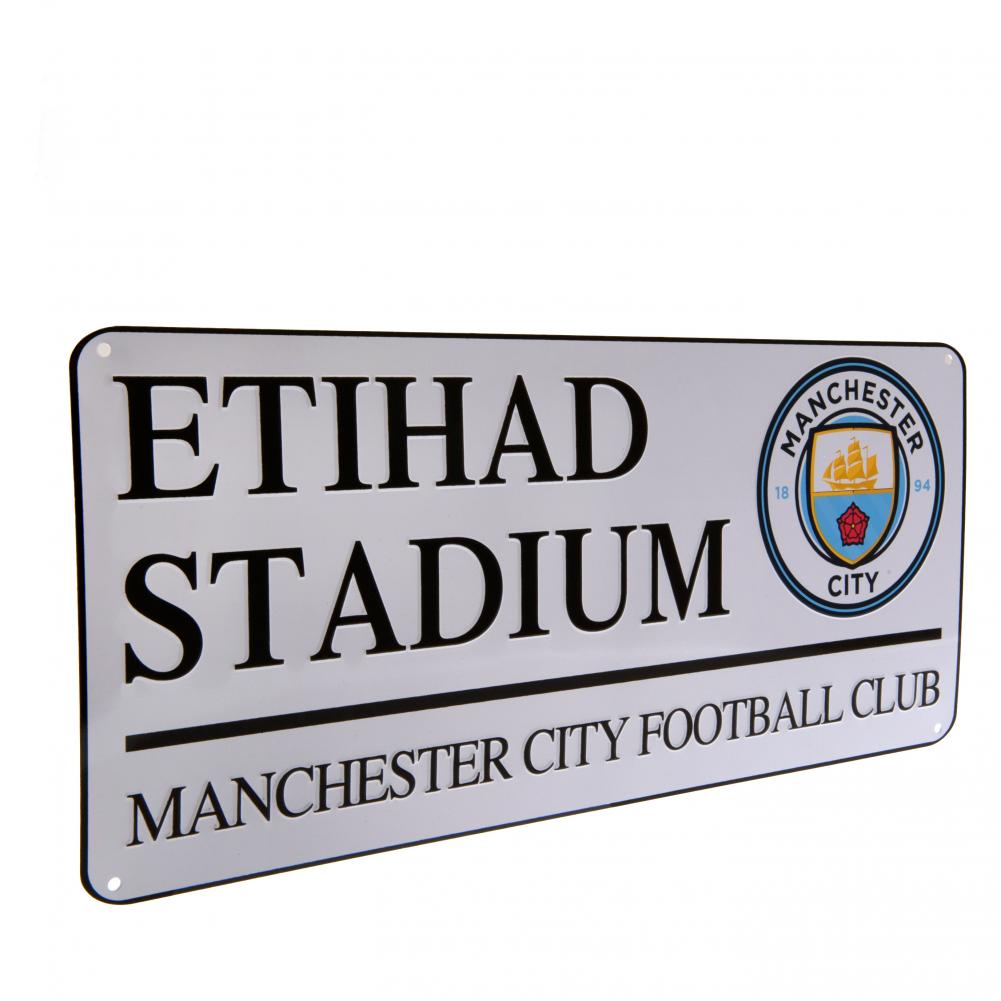 Manchester City FC Street Sign