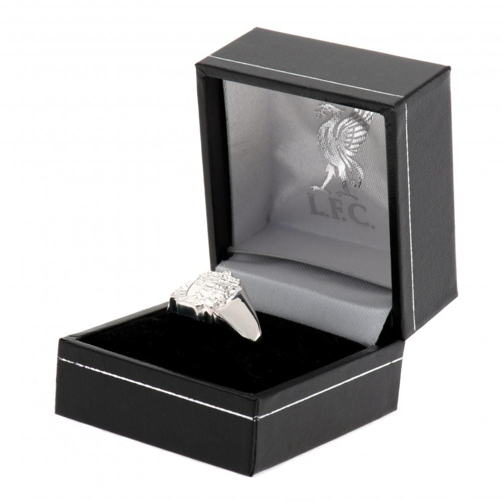 Liverpool FC Sterling Silver Ring Medium