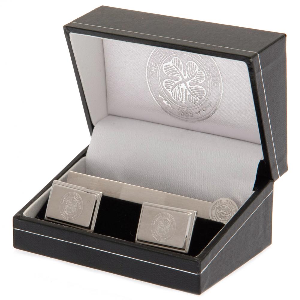 Celtic FC Tie Slide & Cufflink Set