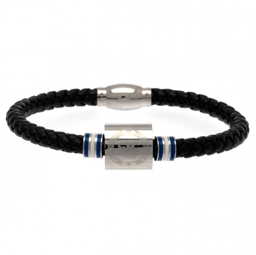 Chelsea FC Colour Ring Leather Bracelet