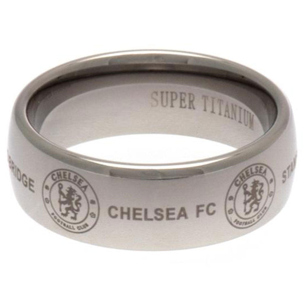 Chelsea FC Super Titanium Ring Small