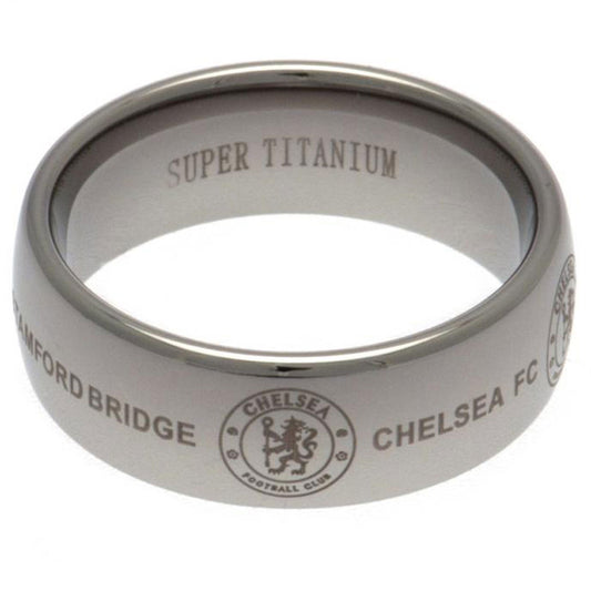 Chelsea FC Super Titanium Ring Medium