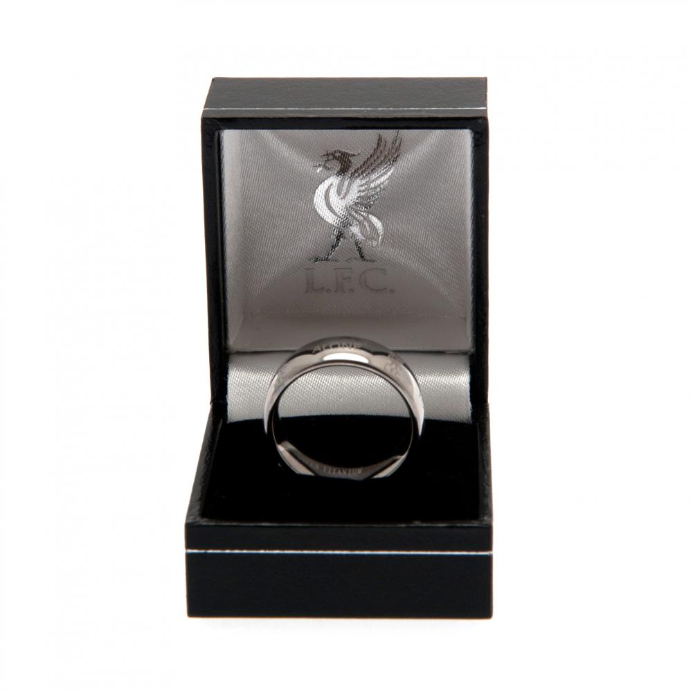 Liverpool FC Super Titanium Ring Medium