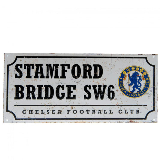 Chelsea FC Street Sign Retro