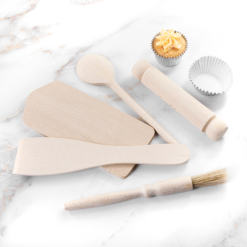 Children's personalised Gingerbread design baking set