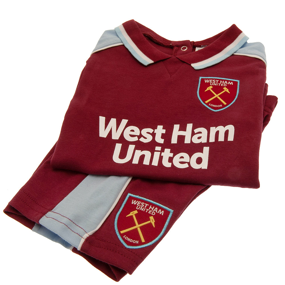 West Ham United FC Shirt & Short Set 9-12 Mths CS