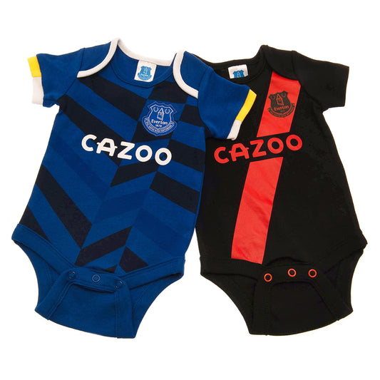 Everton FC 2 Pack Baby Bodysuit