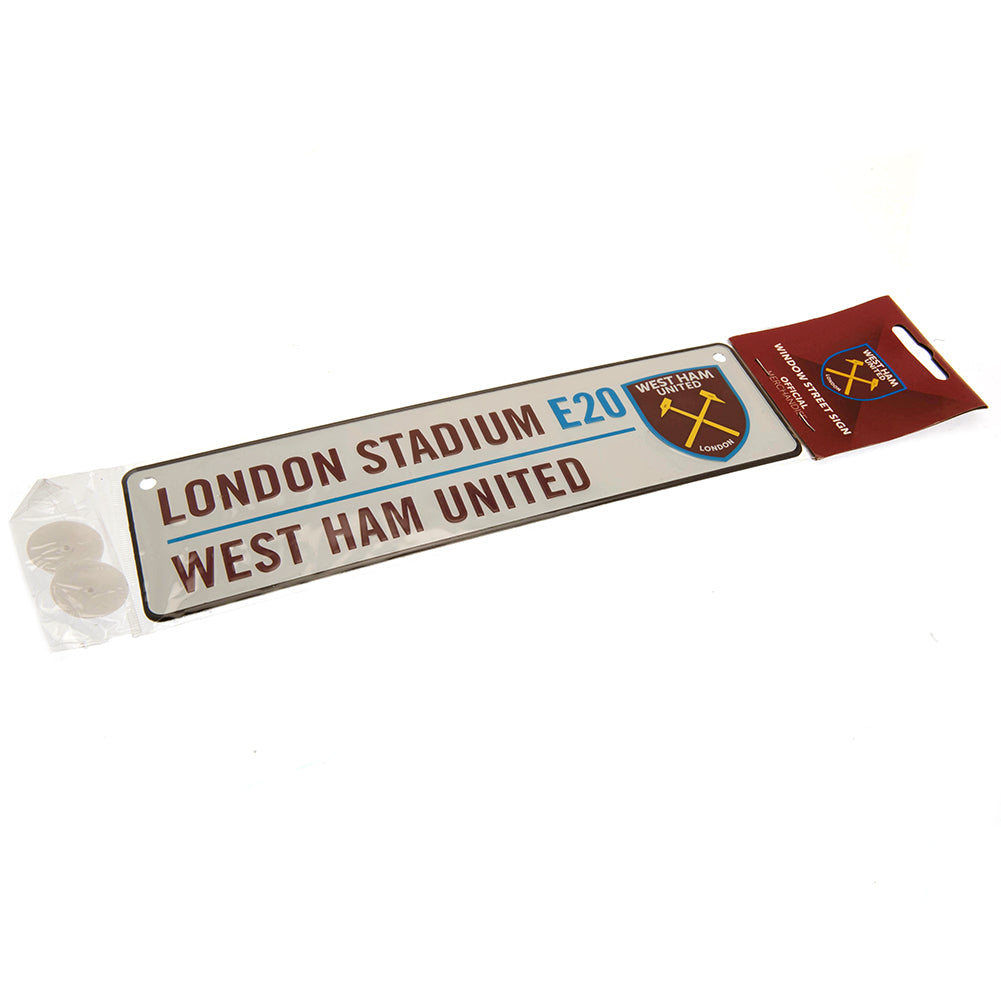 West Ham United FC Window Sign