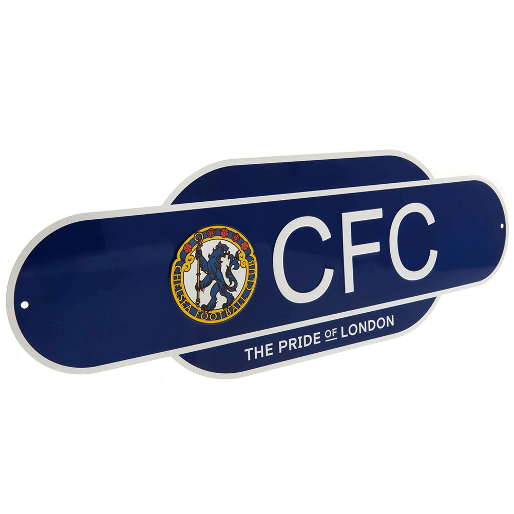 Chelsea FC Colour Retro Sign