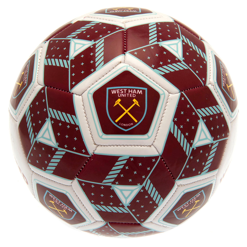 West Ham United FC Football Size 3 HX