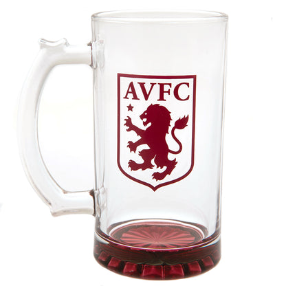 Aston Villa FC Stein Glass Tankard