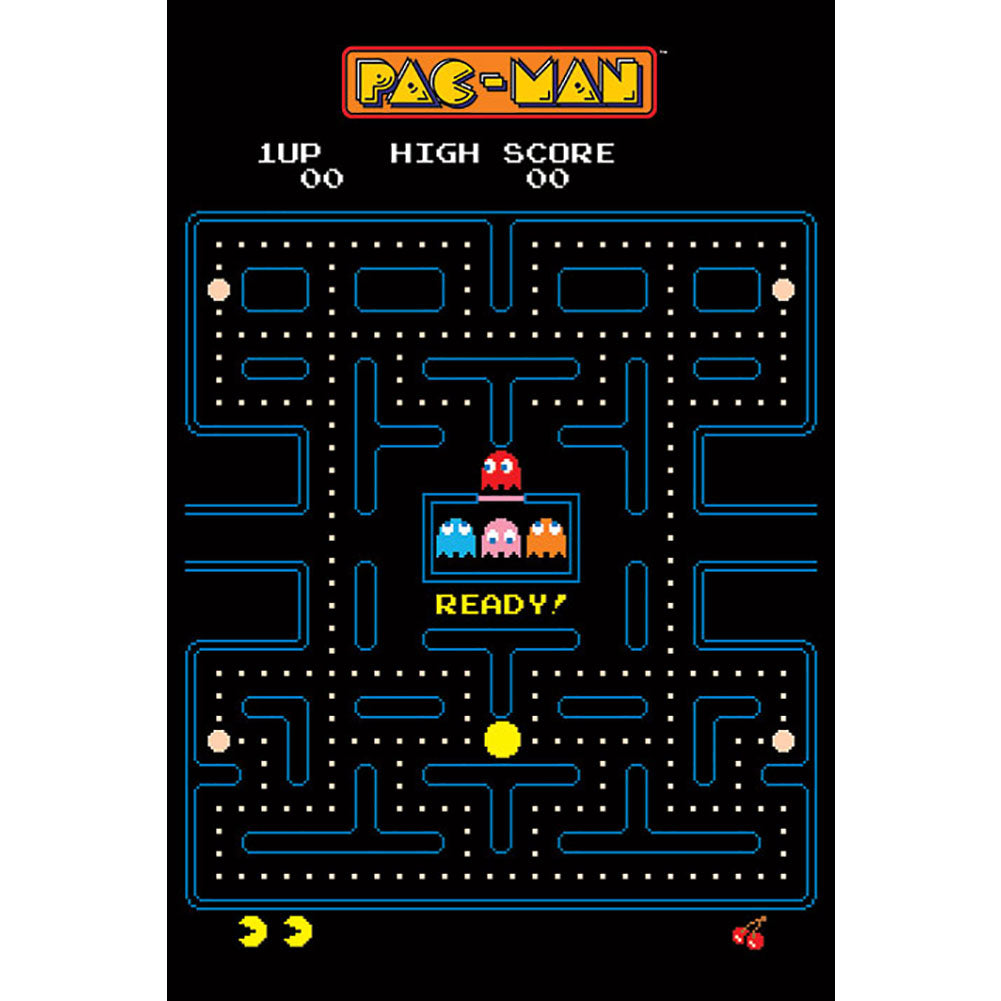 Pac-Man Poster Maze 124