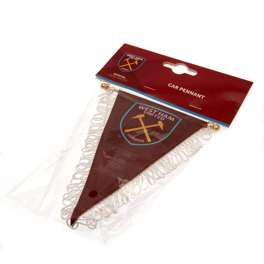 West Ham United FC Triangular Mini Pennant