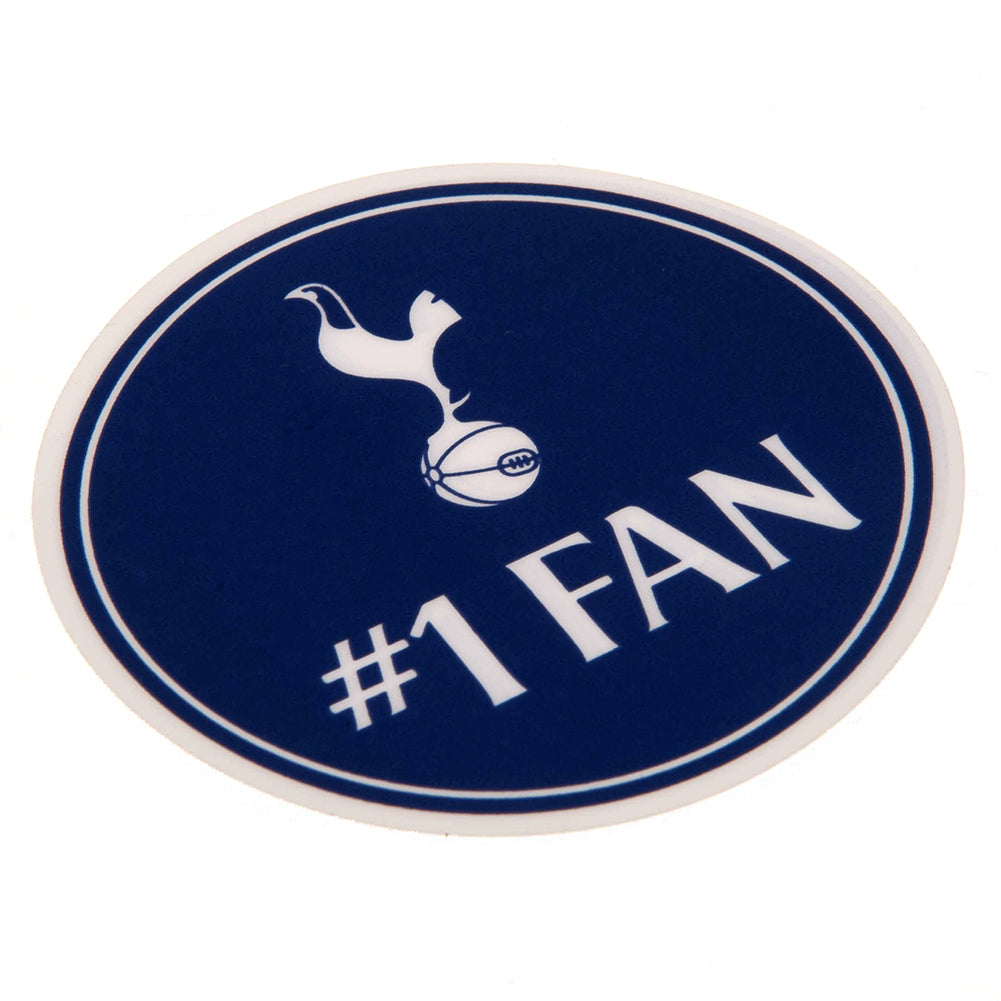 Tottenham Hotspur FC Single Car Sticker No. 1 Fan