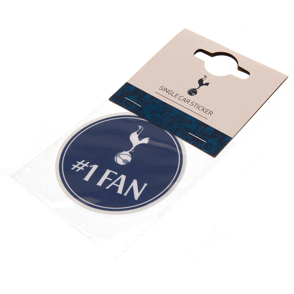 Tottenham Hotspur FC Single Car Sticker No. 1 Fan