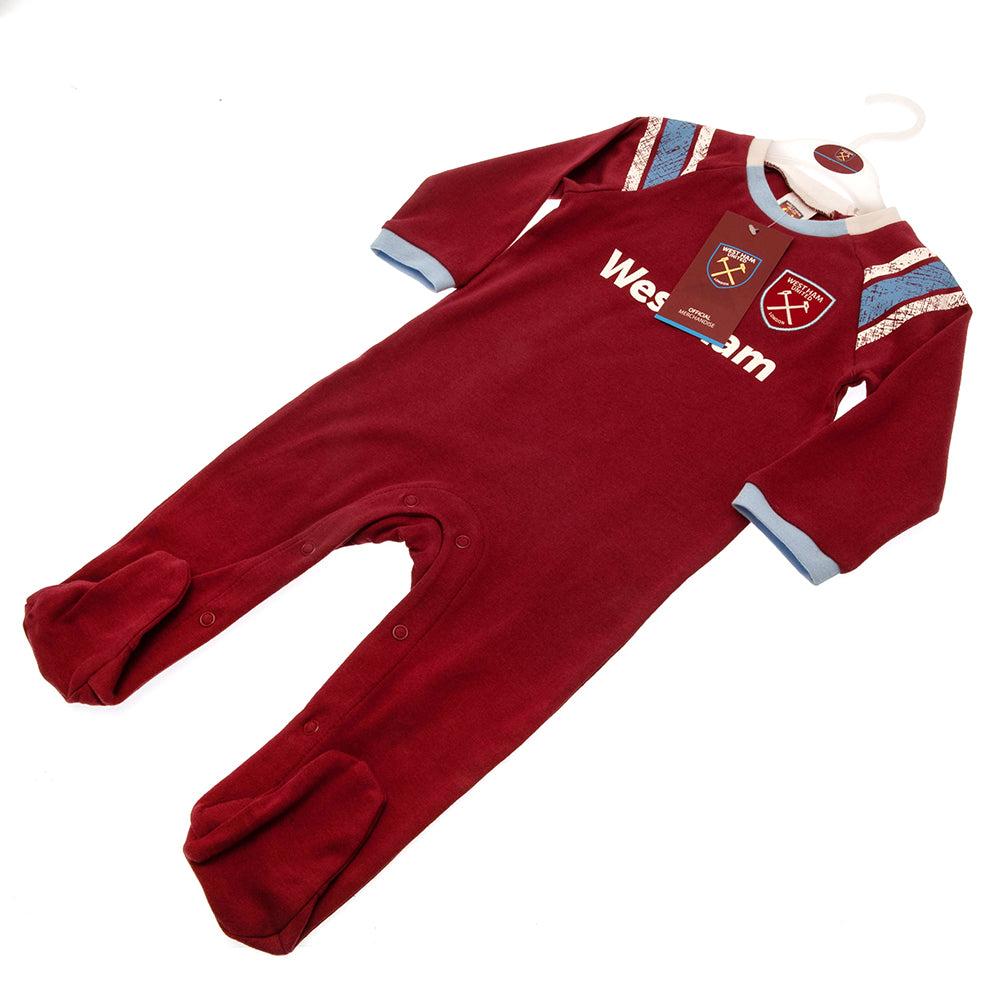 West Ham United FC Sleepsuit 6-9 Mths ST