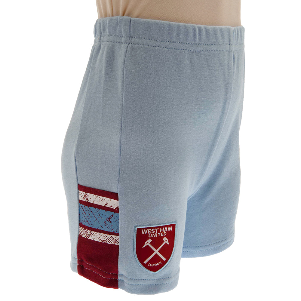 West Ham United FC Shirt & Short Set 9-12 Mths ST