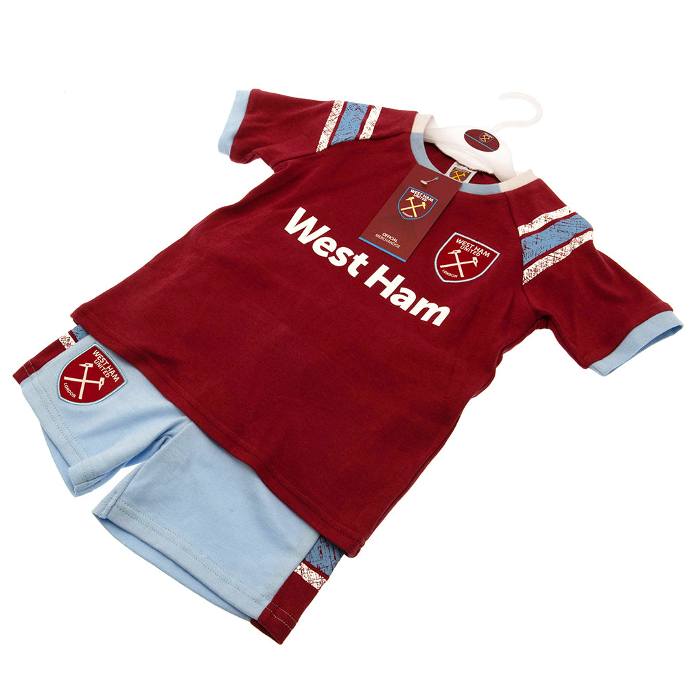 West Ham United FC Shirt & Short Set 6-9 Mths ST