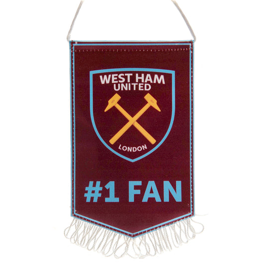 West Ham United FC Mini Pennant No. 1 Fan