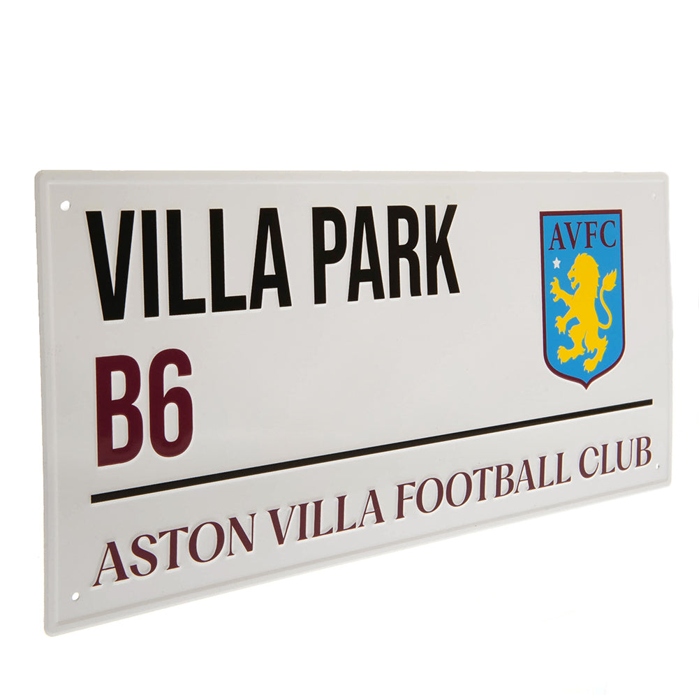 Aston Villa FC Street Sign