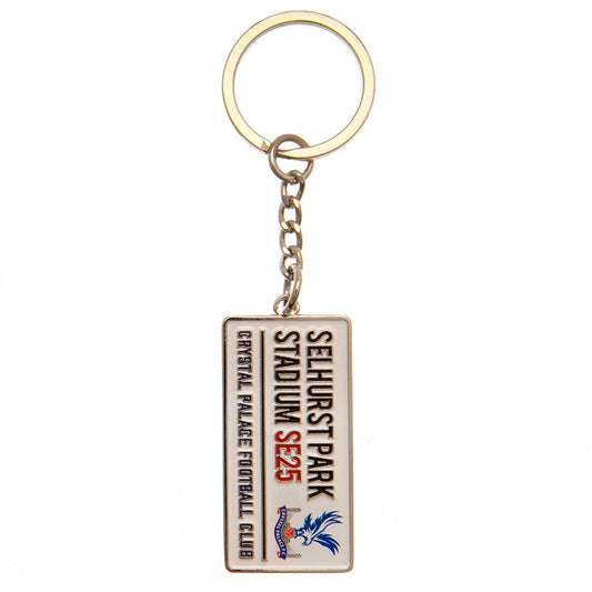 Crystal Palace FC Embossed Street Sign Keyring