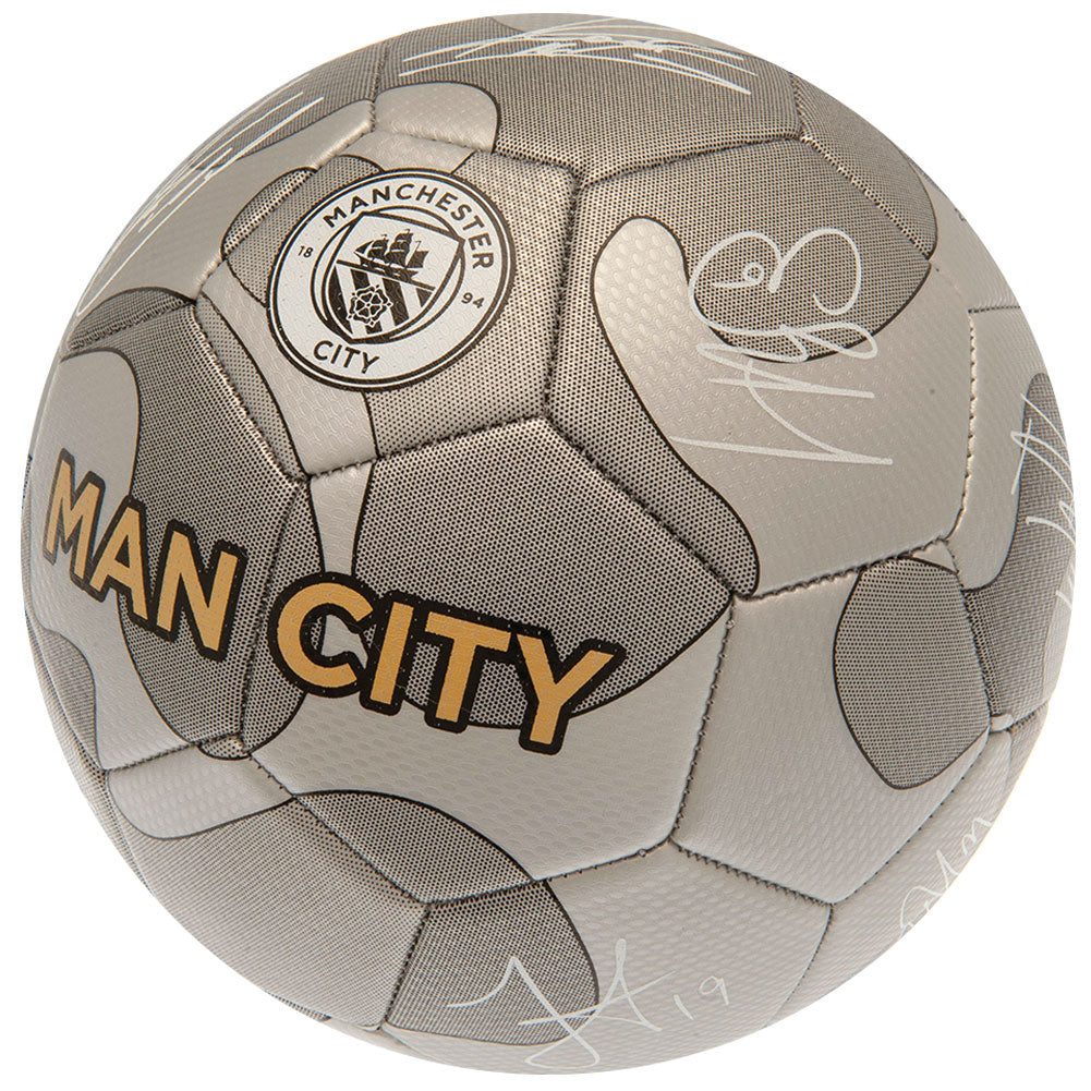 Manchester City FC Camo Sig Football