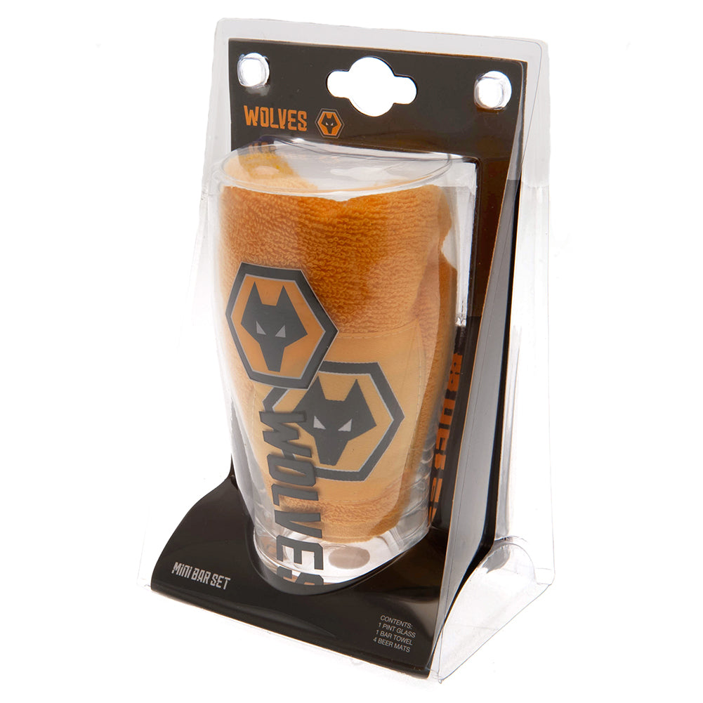 Wolverhampton Wanderers FC Mini Bar Set