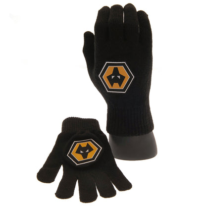 Wolverhampton Wanderers FC Knitted Gloves Junior