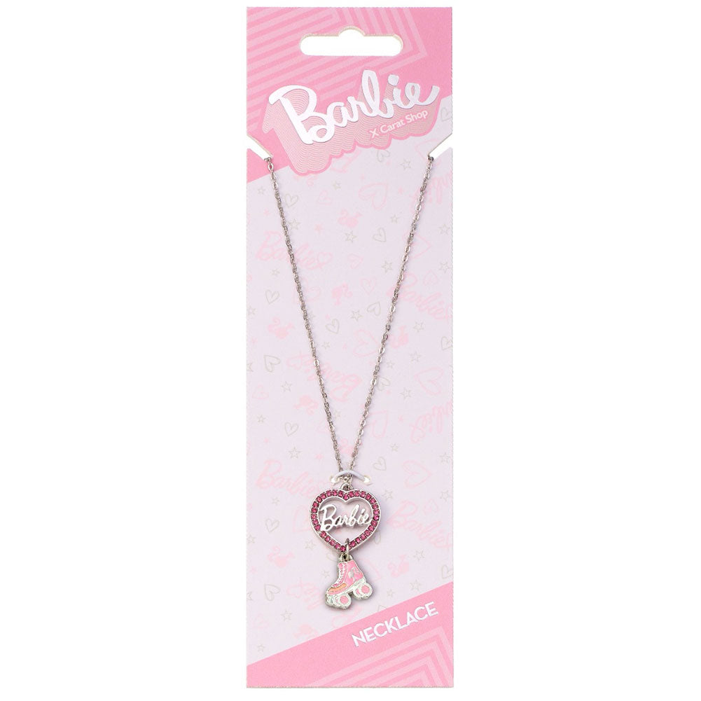 Silver barbie necklace online