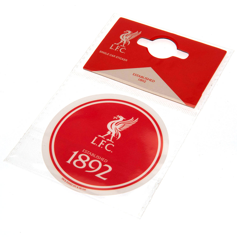 Liverpool FC Single Car Sticker EST