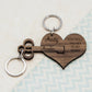 You Hold The Key To My Heart Keyring Set-Personalised Gift By Sweetlea Gifts